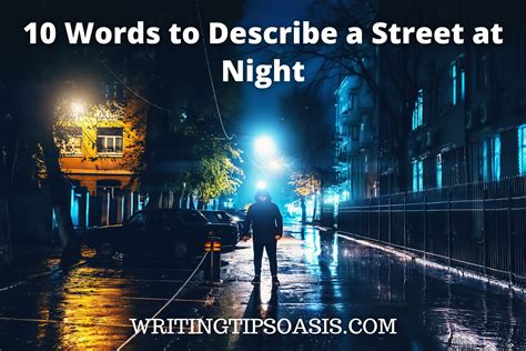 description of a city at night|words to describe a city at night.